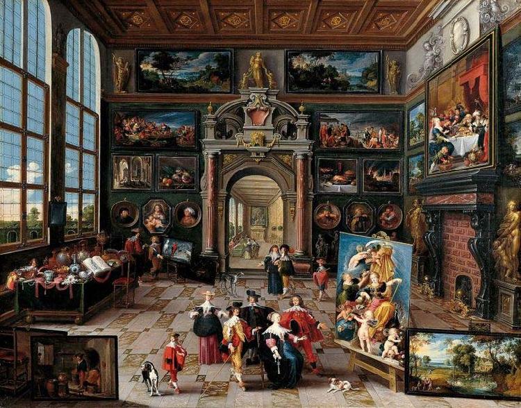Frans Francken II Galerie eines Sammlers china oil painting image